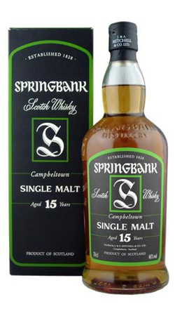      15   Springbank Single Malt 15 years